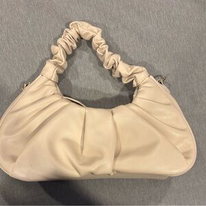 Expressions NYC Cream Gathered Shoulder Bag